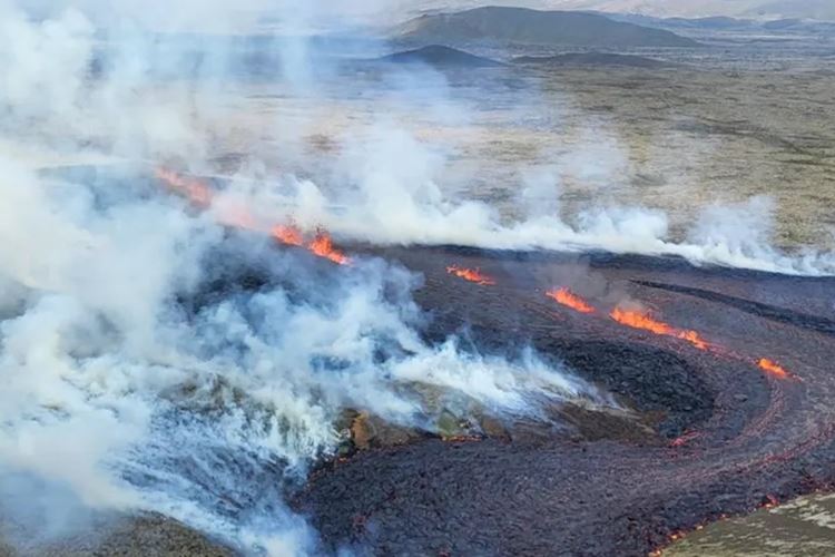 Nová sopečná erupce na Islandu